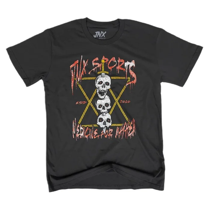 JNX Sports Skulls on a Stick T-Shirt, Coal