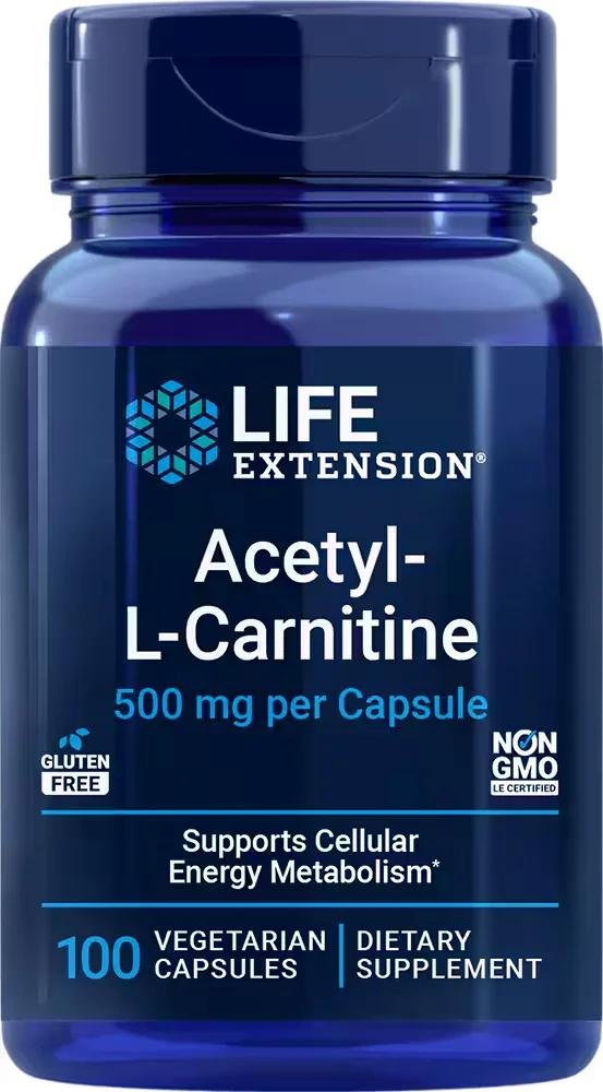 Life Extension Acetyl-L-Carnitine, 500mg