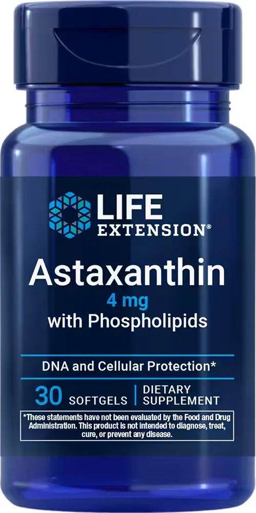 Life Extension Astaxanthin with Phospholipids, 4mg