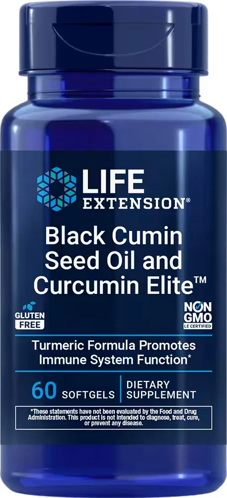 Life Extension Black Cumin Seed Oil and Curcumin Elite Turmeric Extract
