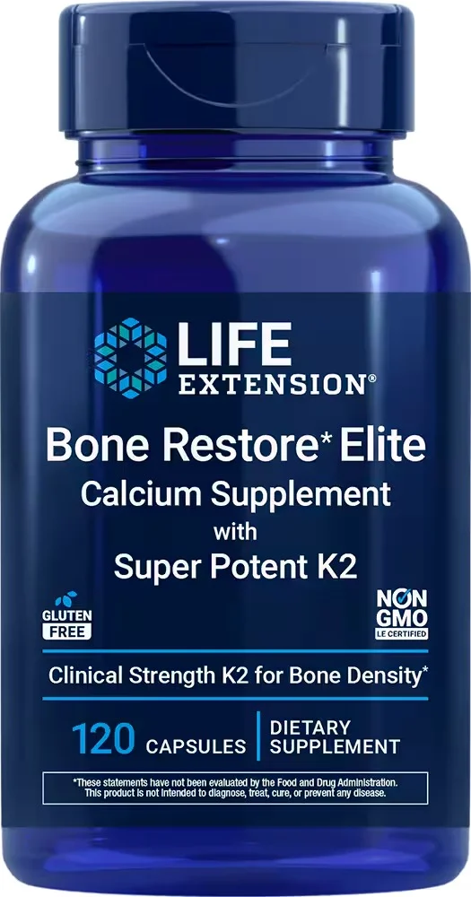 Life Extension Bone Restore Elite with Super Potenet K2