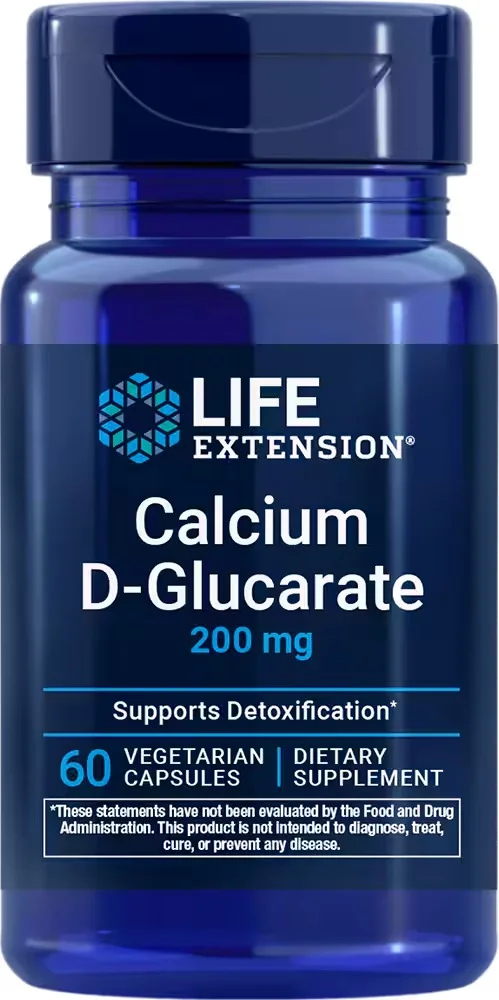 Life Extension Calcium D-Glucarate, 200mg