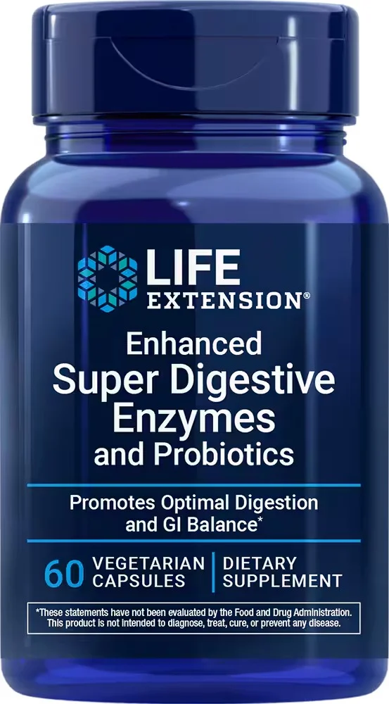 Life Extension Enhanced Super Digestive Enzymes and Probiotics