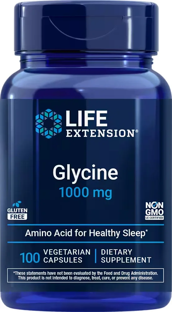 Life Extension Glycine, 1000mg