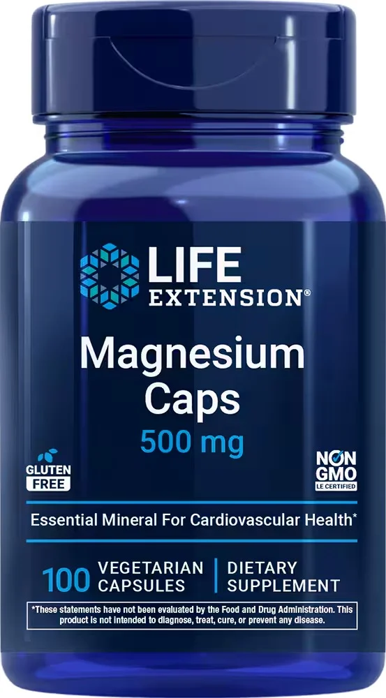 Life Extension Magnesium Caps, 500mg