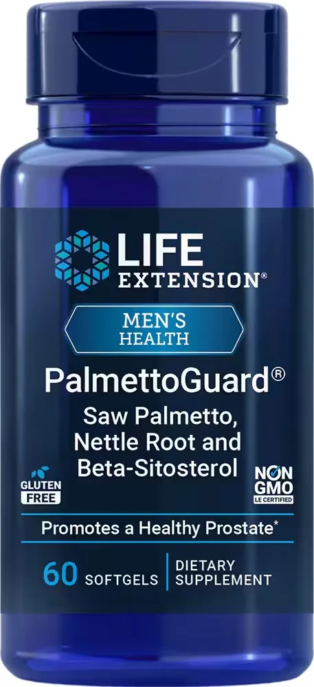 Life Extension PalmettoGuard Saw Palmetto/Nettle Root with Beta-Sitosterol