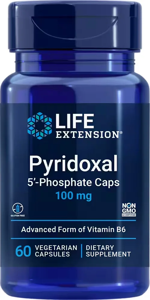 Life Extension Pyridoxal 5'-Phosphate Caps, 100mg