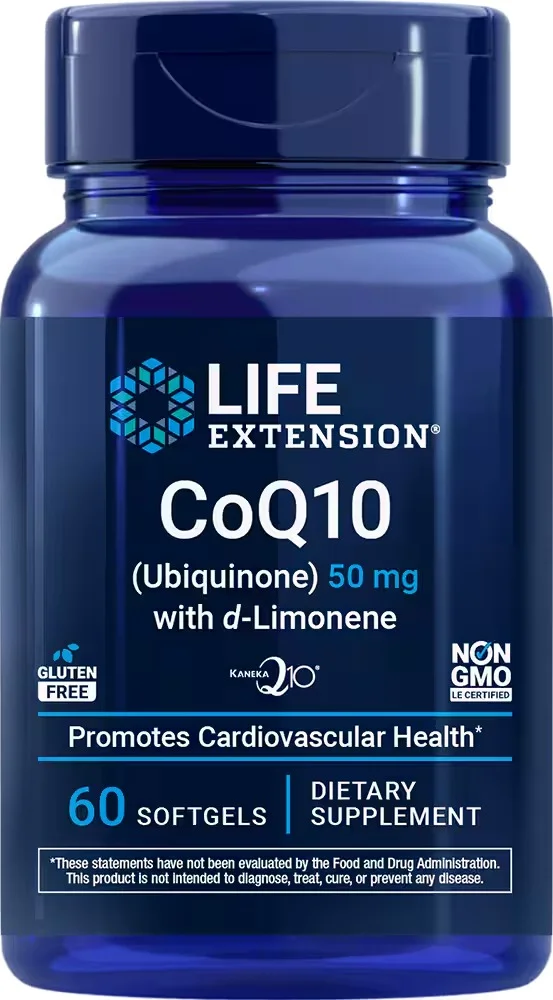 Life Extension Super Absorbable CoQ10 with d-Limonene, 50 mg