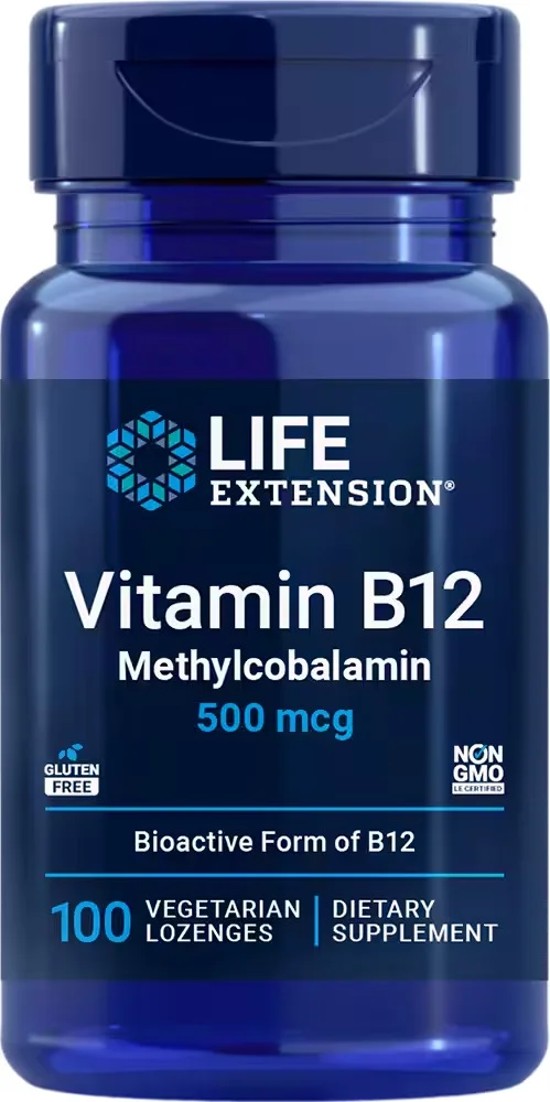 Life Extension Vitamin B12 Methylcobalamin, 500mcg
