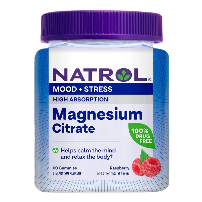 Natrol High Absorption Magnesium Citrate, Raspberry