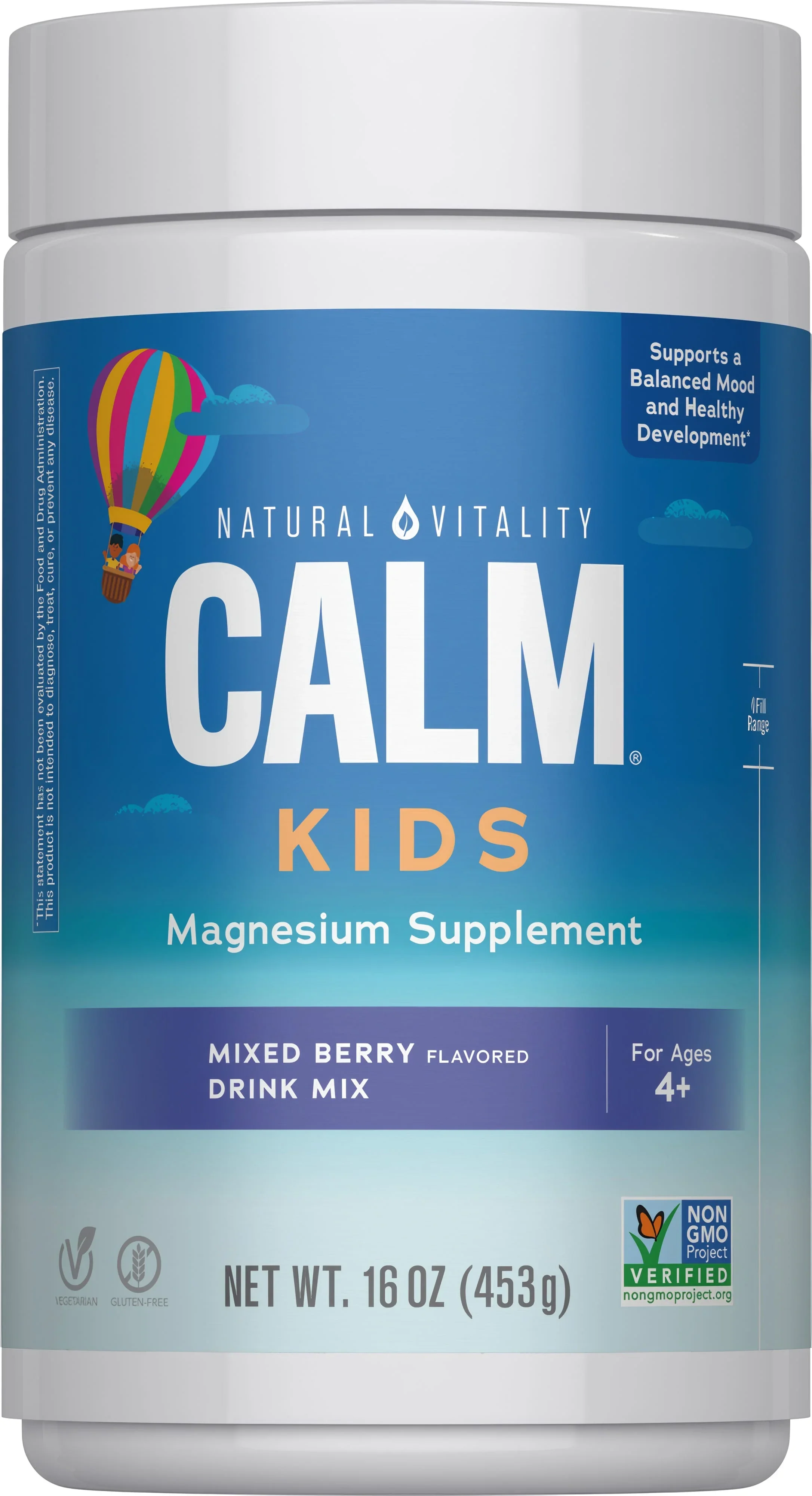 Natural Vitality Natural Calm Kids, Mixed Berry