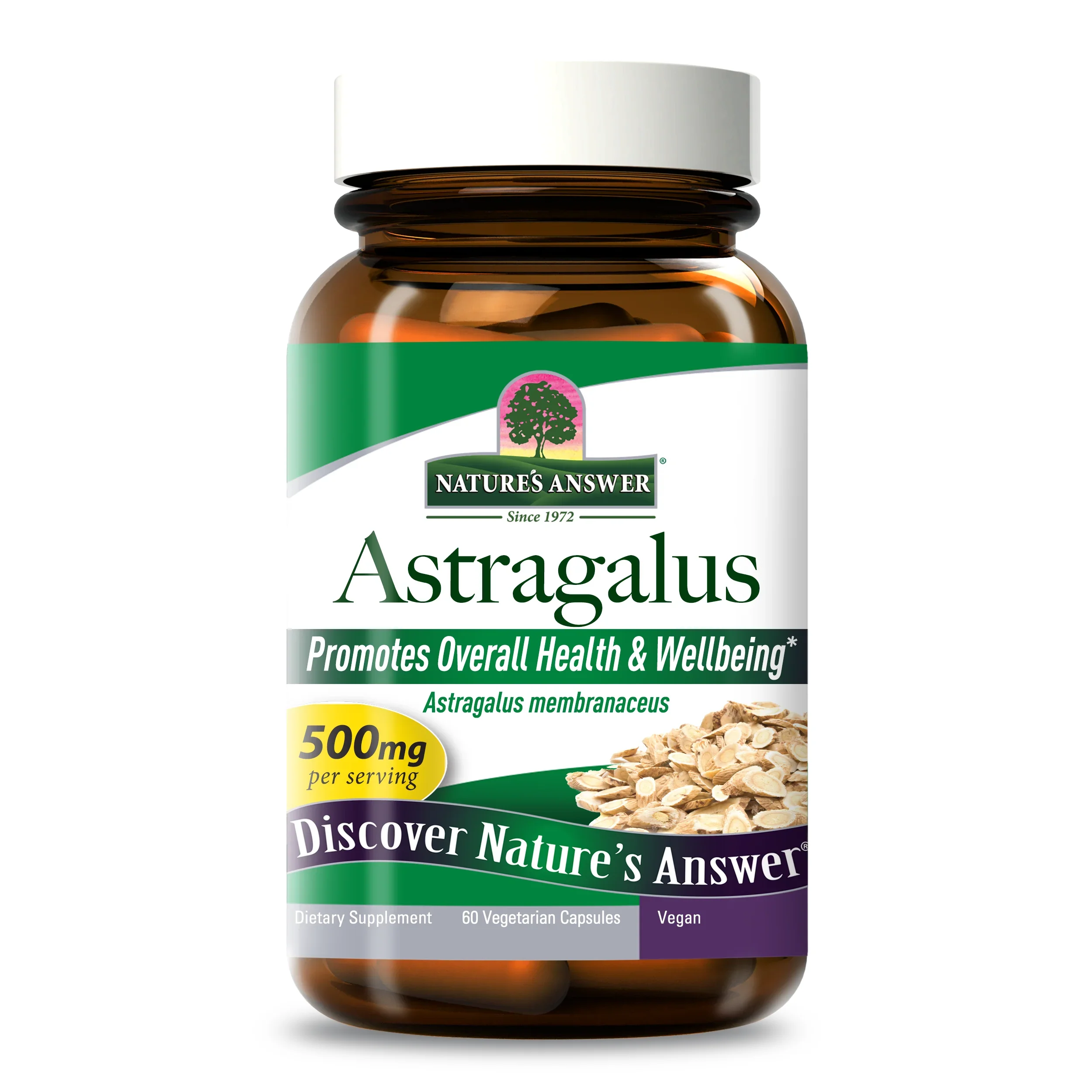Nature's Answer Astragalus Root, 500mg