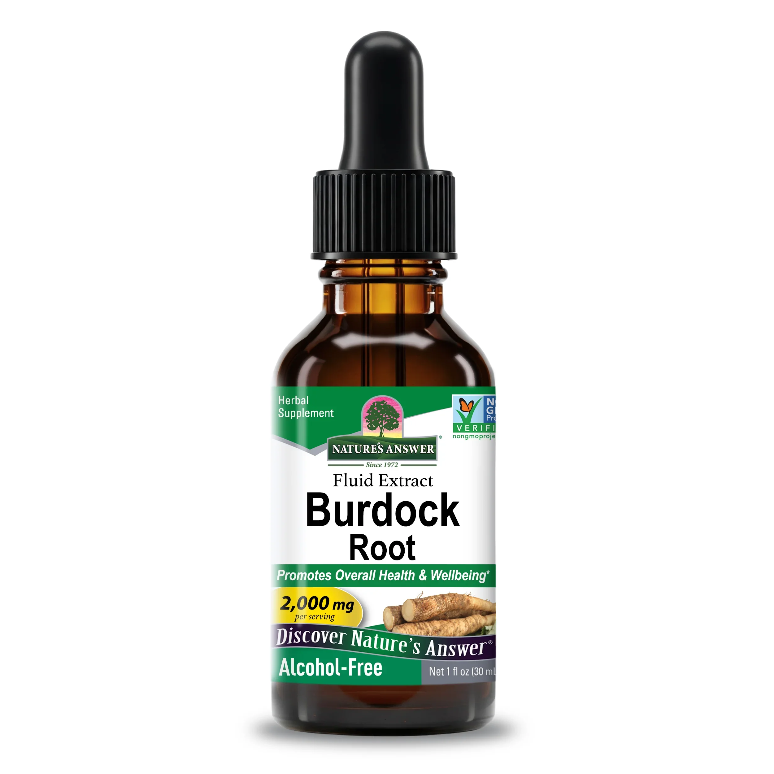 Nature's Answer Burdock Root, 2000mg