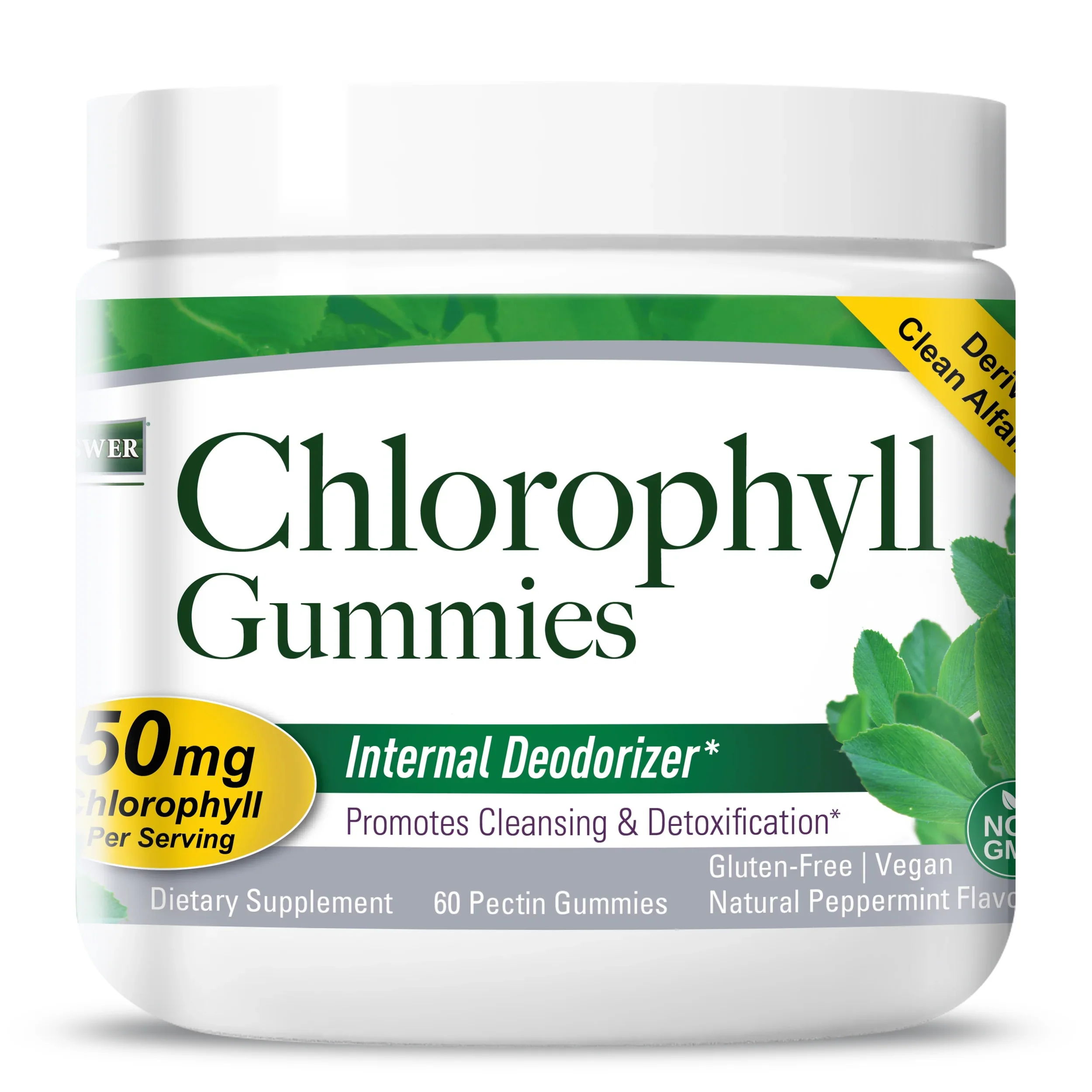 Nature's Answer Chlorophyll Gummies, 50mg (Natural Peppermint)