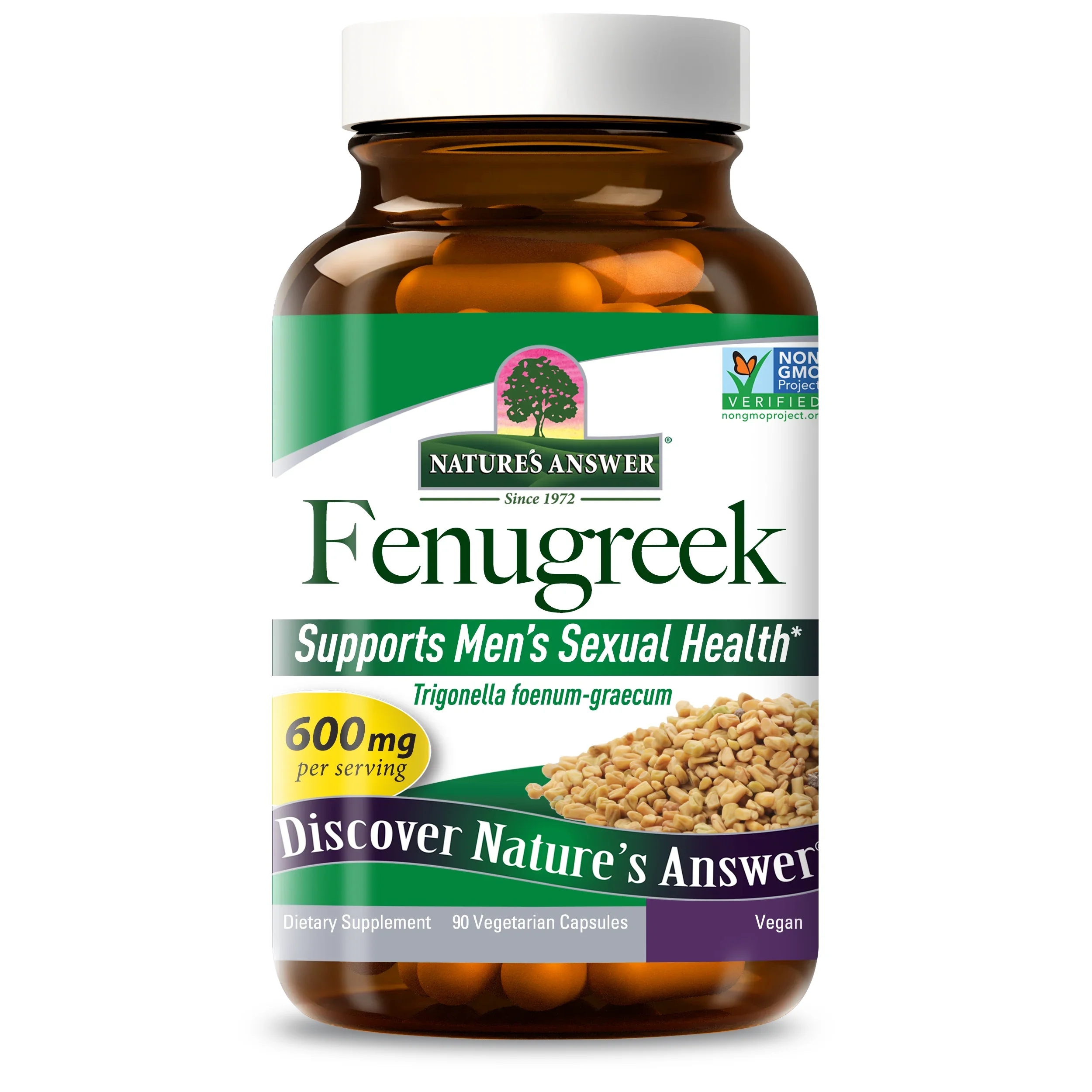 Nature's Answer Fenugreek, 600mg