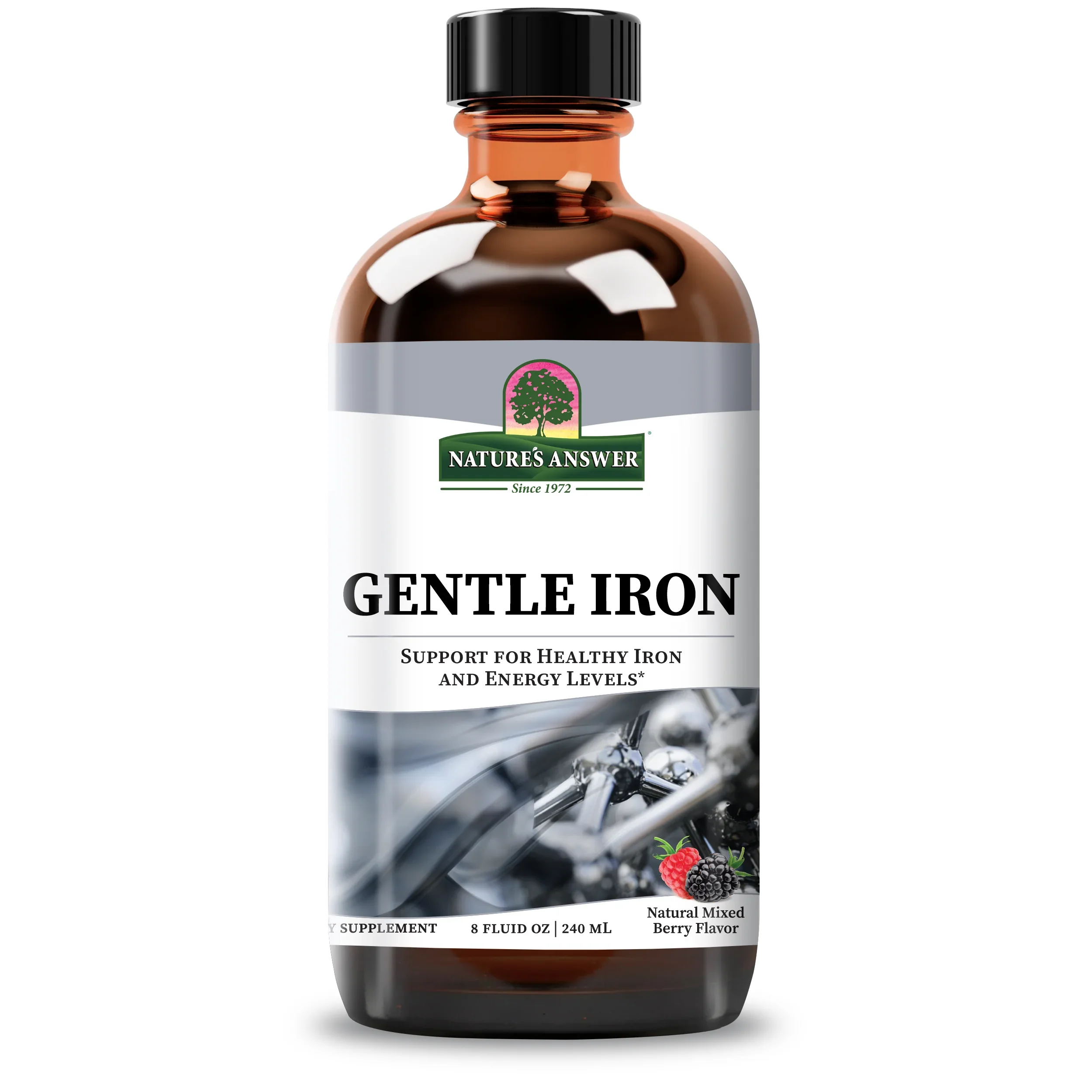 Nature's Answer Gentle Iron, Natural Mixed Berry