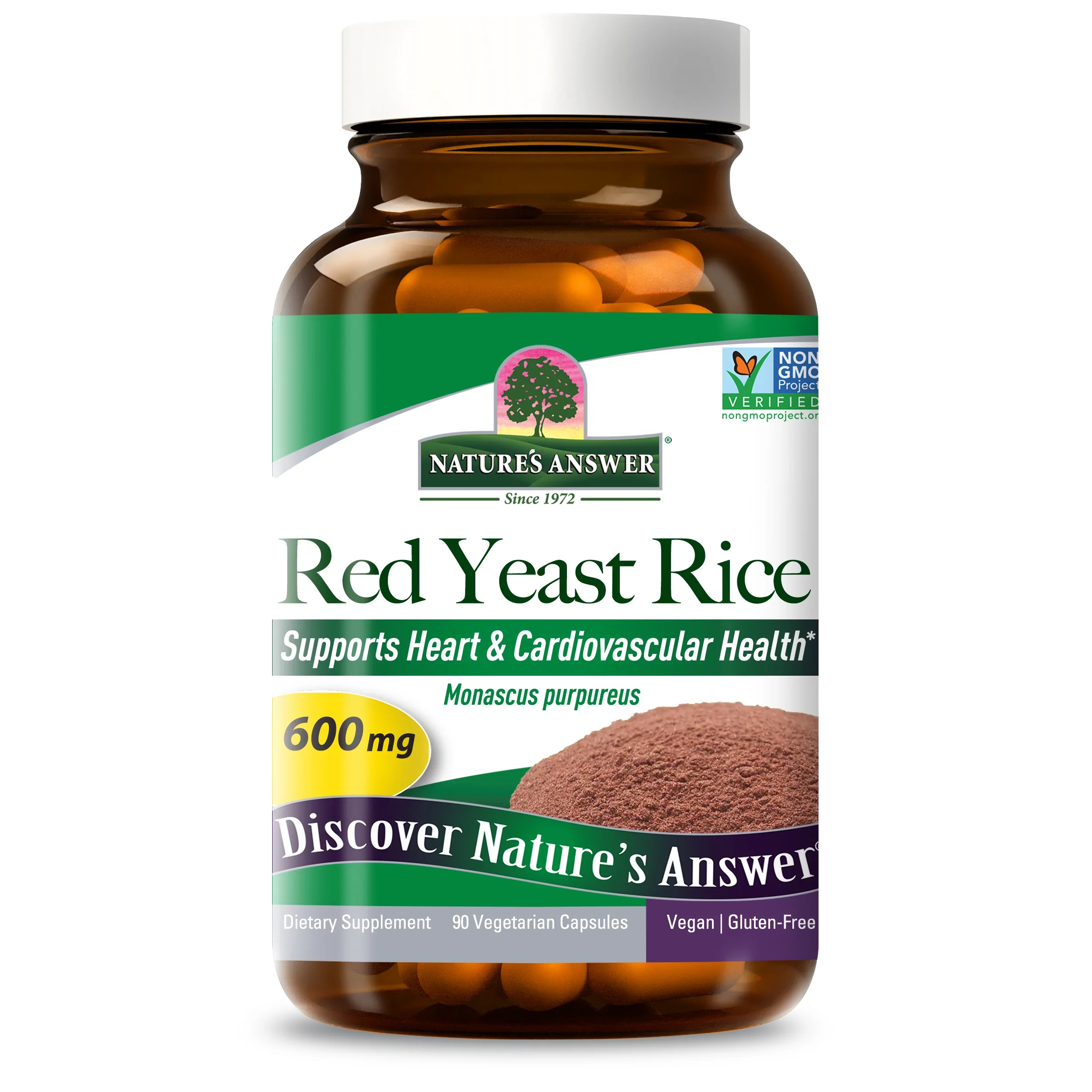 Nature's Answer Red Yeast Rice, 600mg