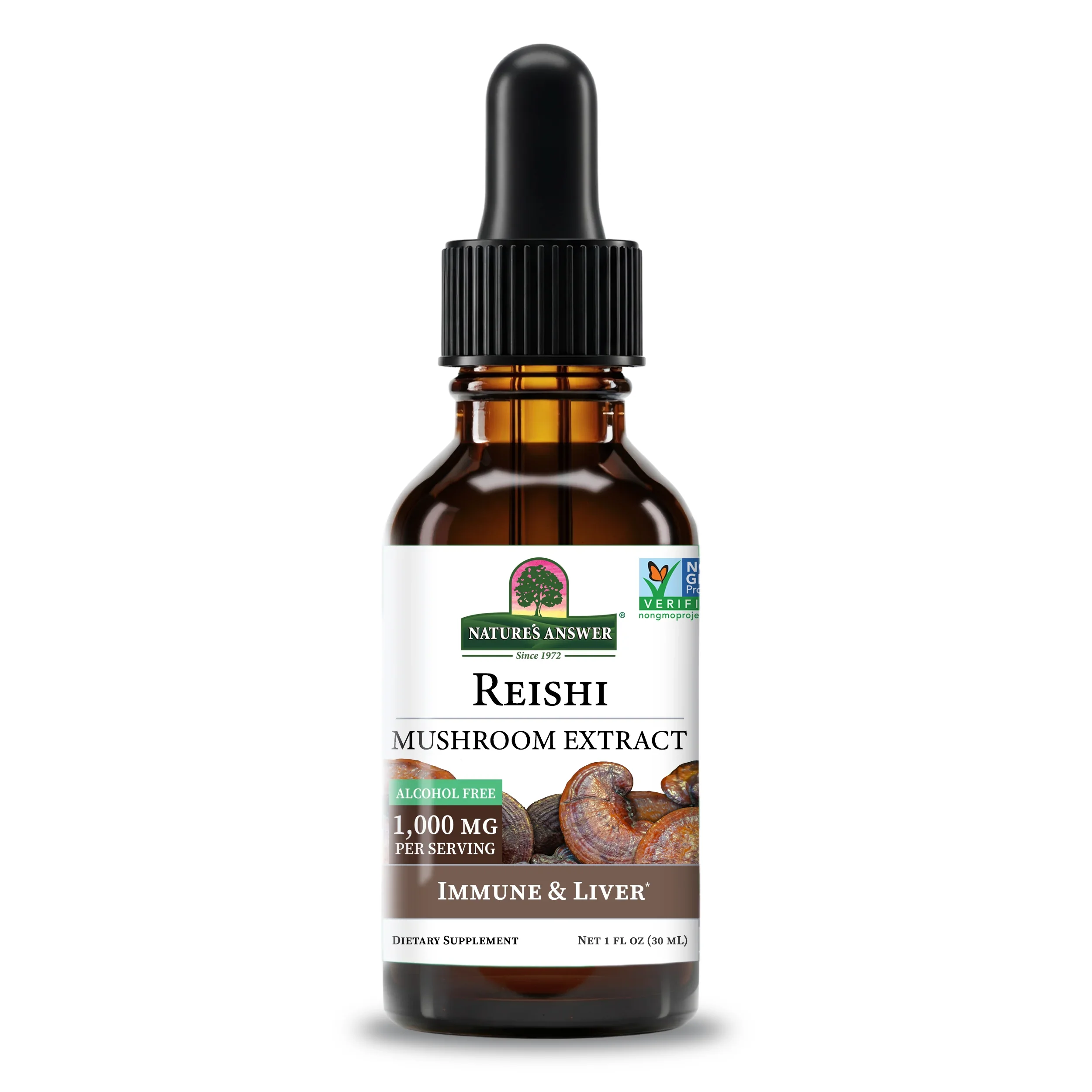 Nature's Answer Reishi Mushroom Extract, 1000mg