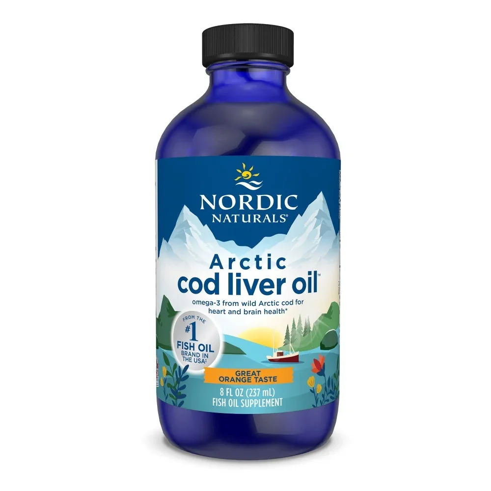 Nordic Naturals Arctic Cod Liver Oil - 1060mg Orange