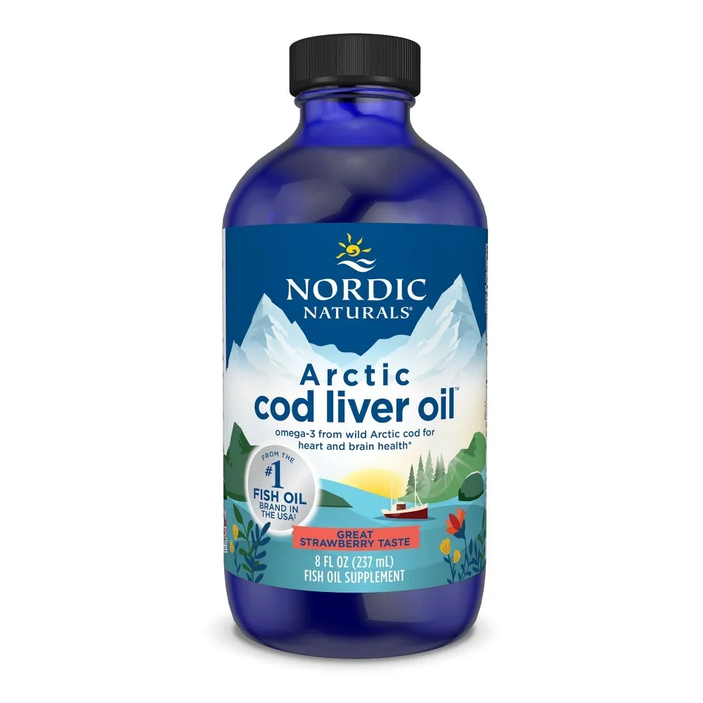 Nordic Naturals Arctic Cod Liver Oil - 1060mg Strawberry