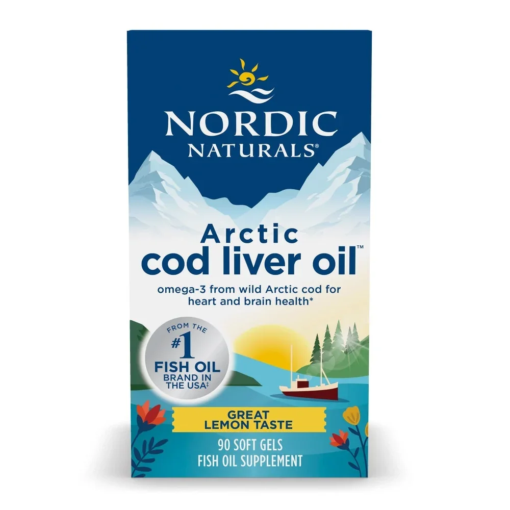 Nordic Naturals Arctic Cod Liver Oil - 750mg Lemon