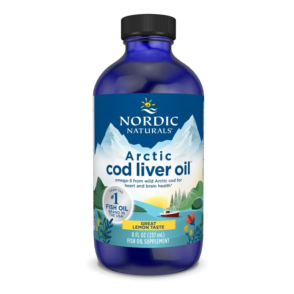 Nordic Naturals Arctic Cod Liver Oil - 1060mg Lemon