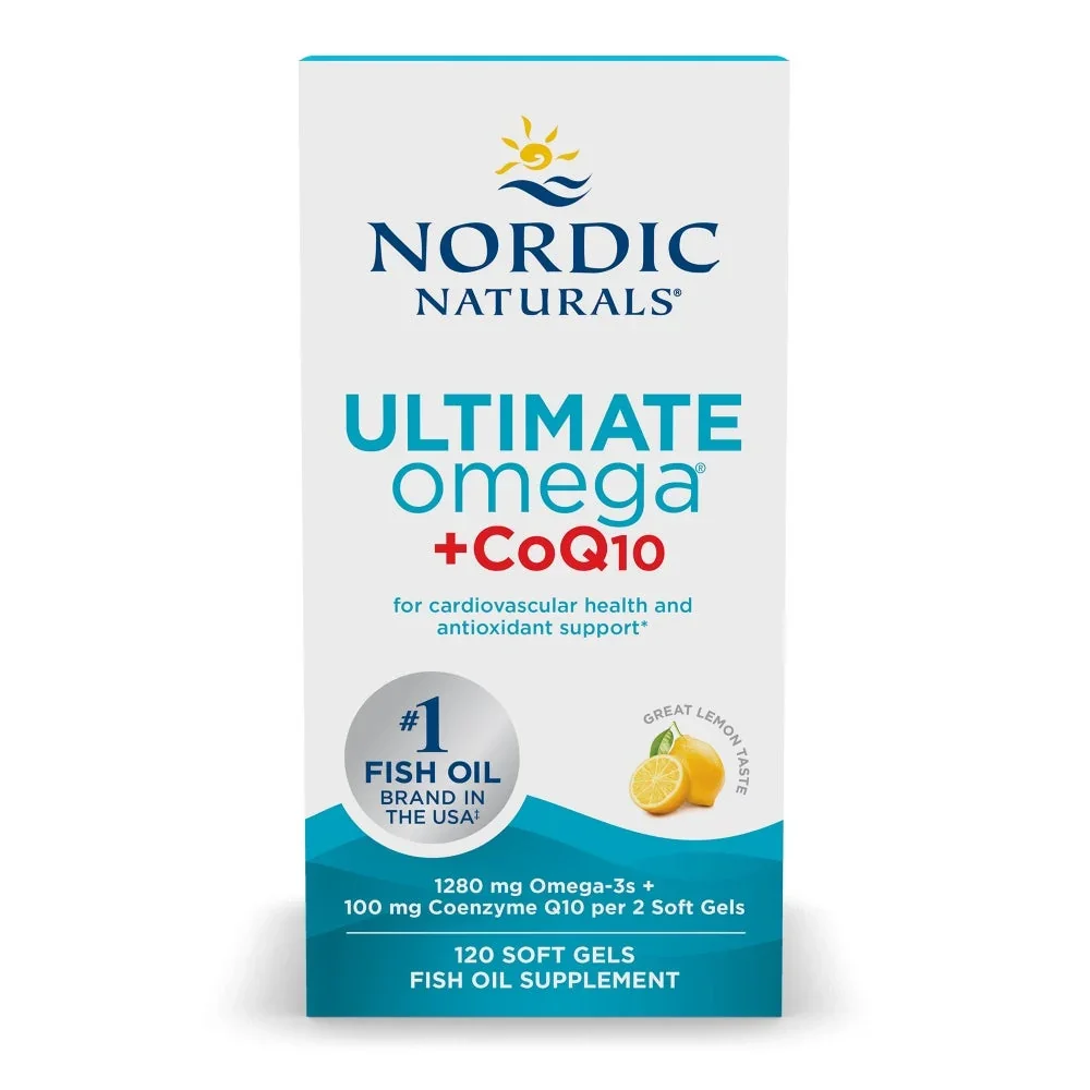 Nordic Naturals Ultimate Omega + CoQ10 - 1280mg Lemon