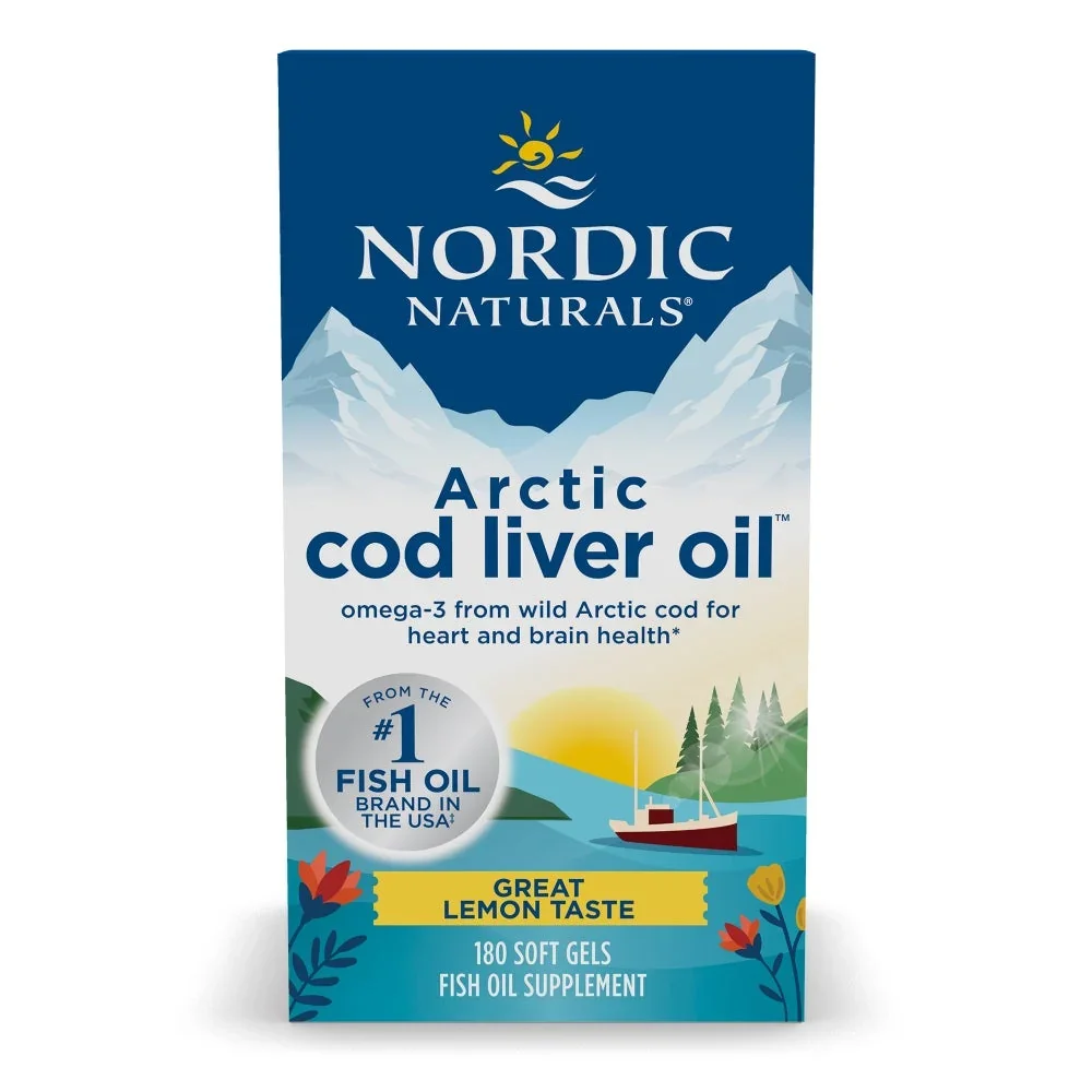 Nordic Naturals Arctic Cod Liver Oil - 750mg Lemon (EAN 768990891304)