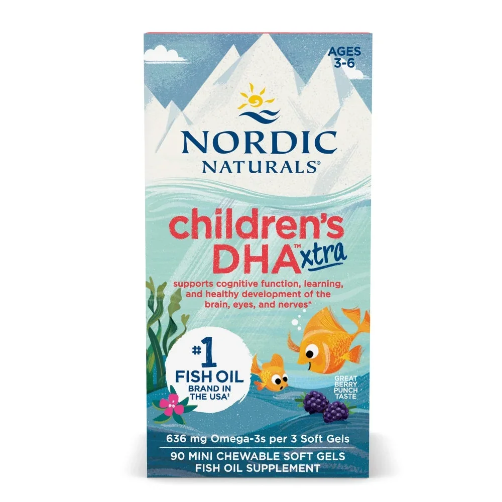 Nordic Naturals Children's DHA Xtra Fish Oil - 636mg Berry Punch