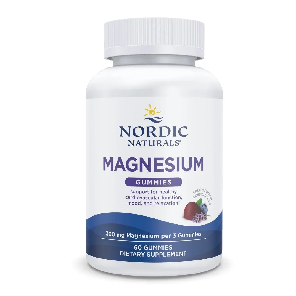 Nordic Naturals Magnesium Gummies, Blueberry Lavender