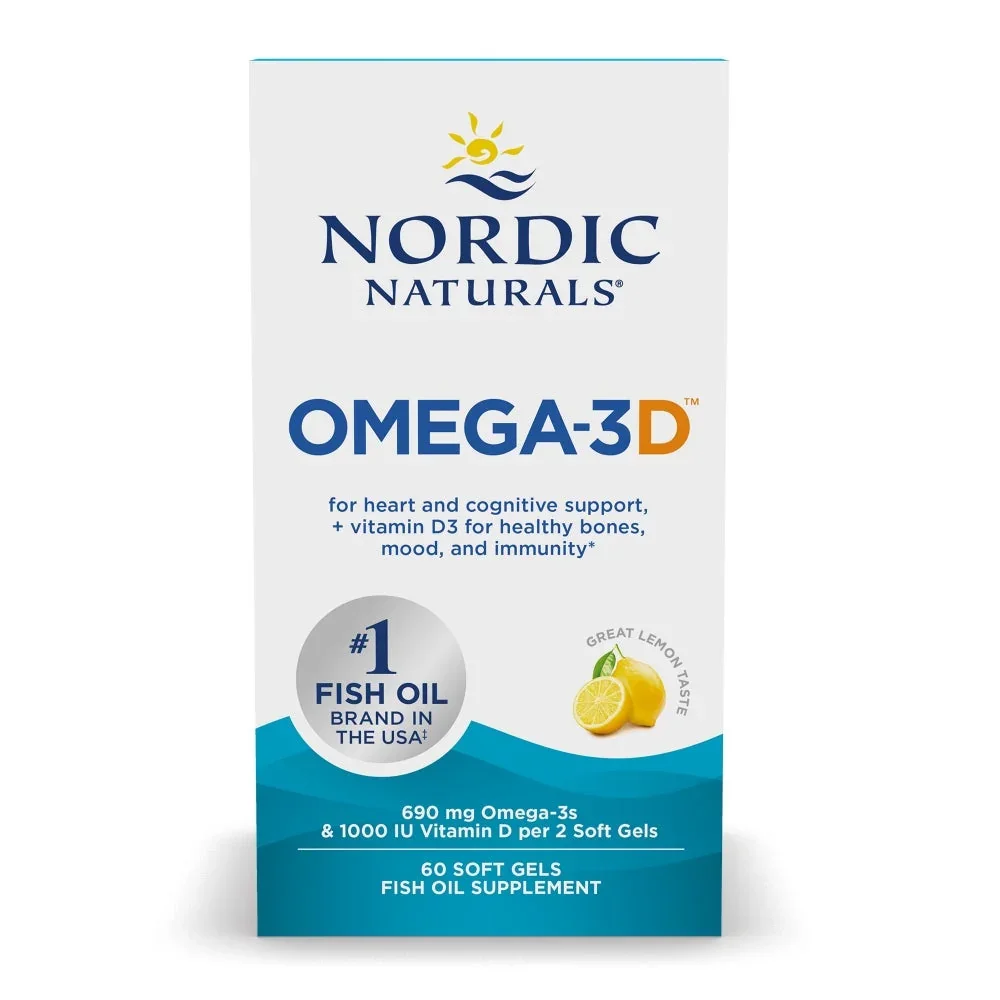 Nordic Naturals Omega-3D - 690mg Lemon