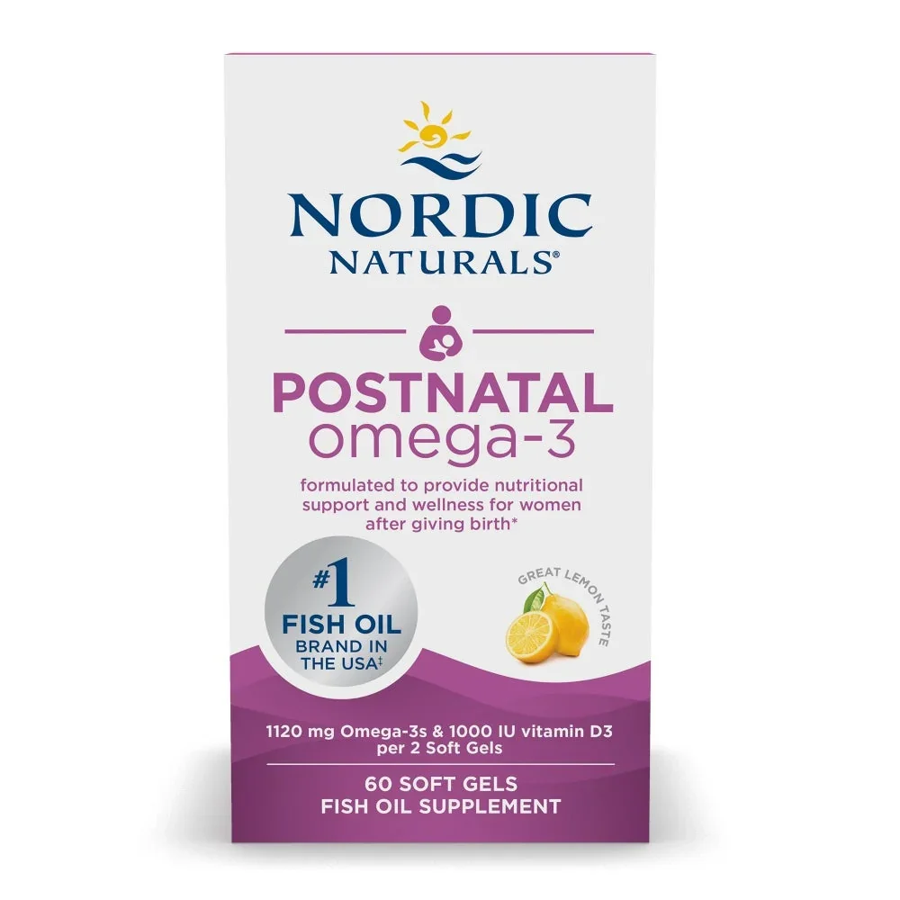 Nordic Naturals Postnatal Omega-3 - 1120mg Lemon (EAN 768990891205)