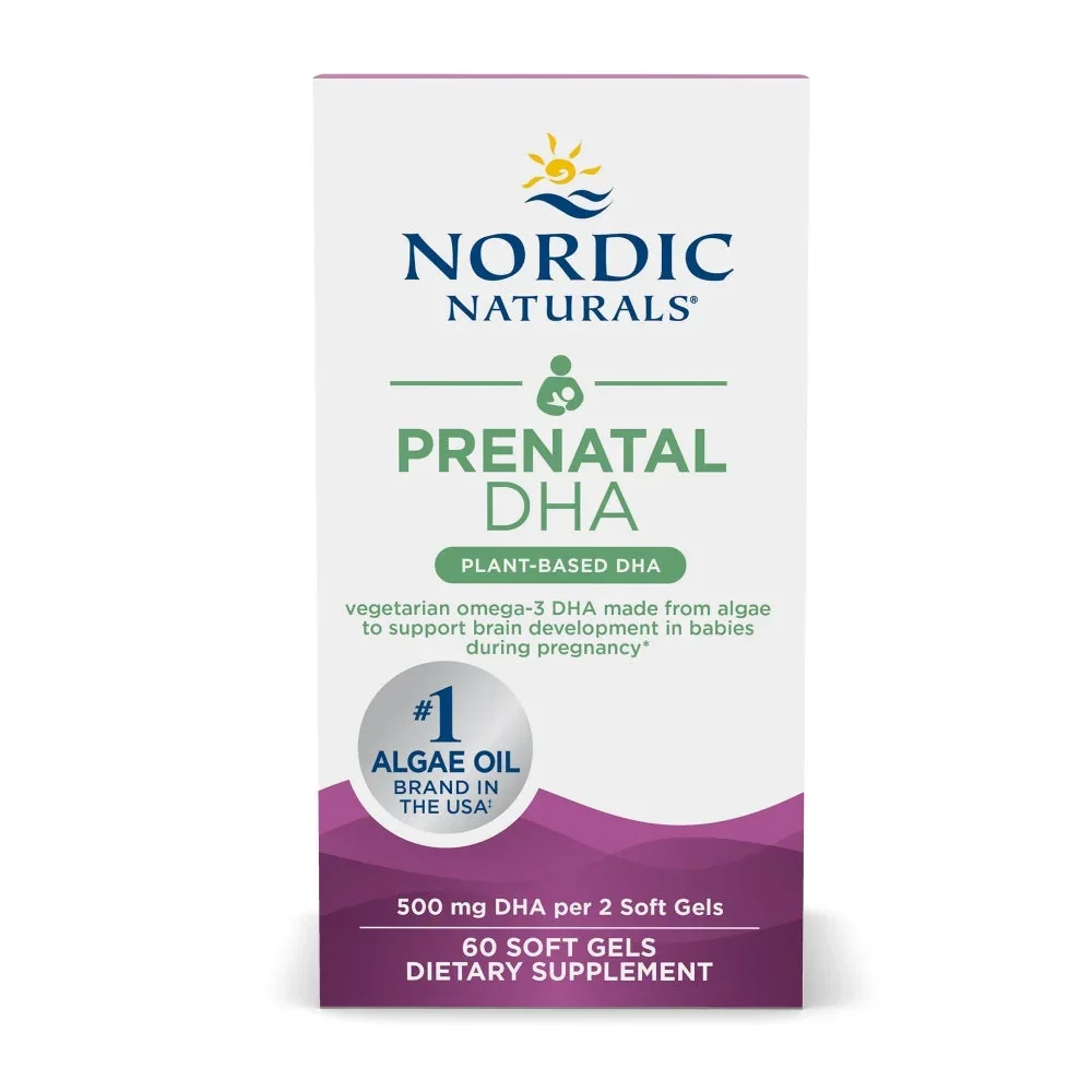 Nordic Naturals Prenatal DHA Vegan, 500mg