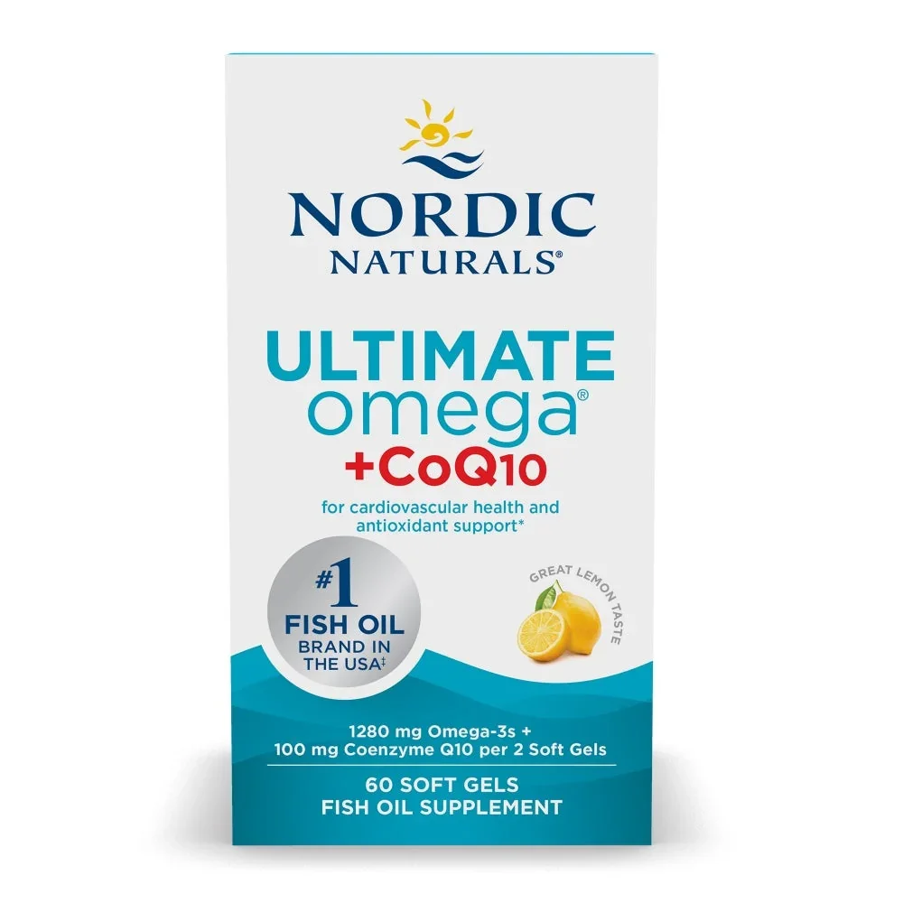 Nordic Naturals Ultimate Omega + CoQ10 - 1280mg Lemon (EAN 768990891151)