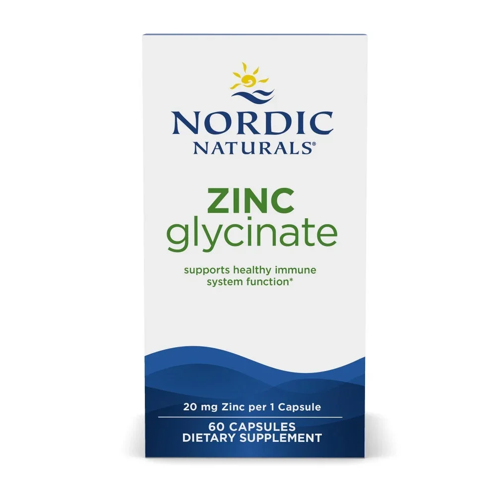 Nordic Naturals Zinc Glycinate, 20mg