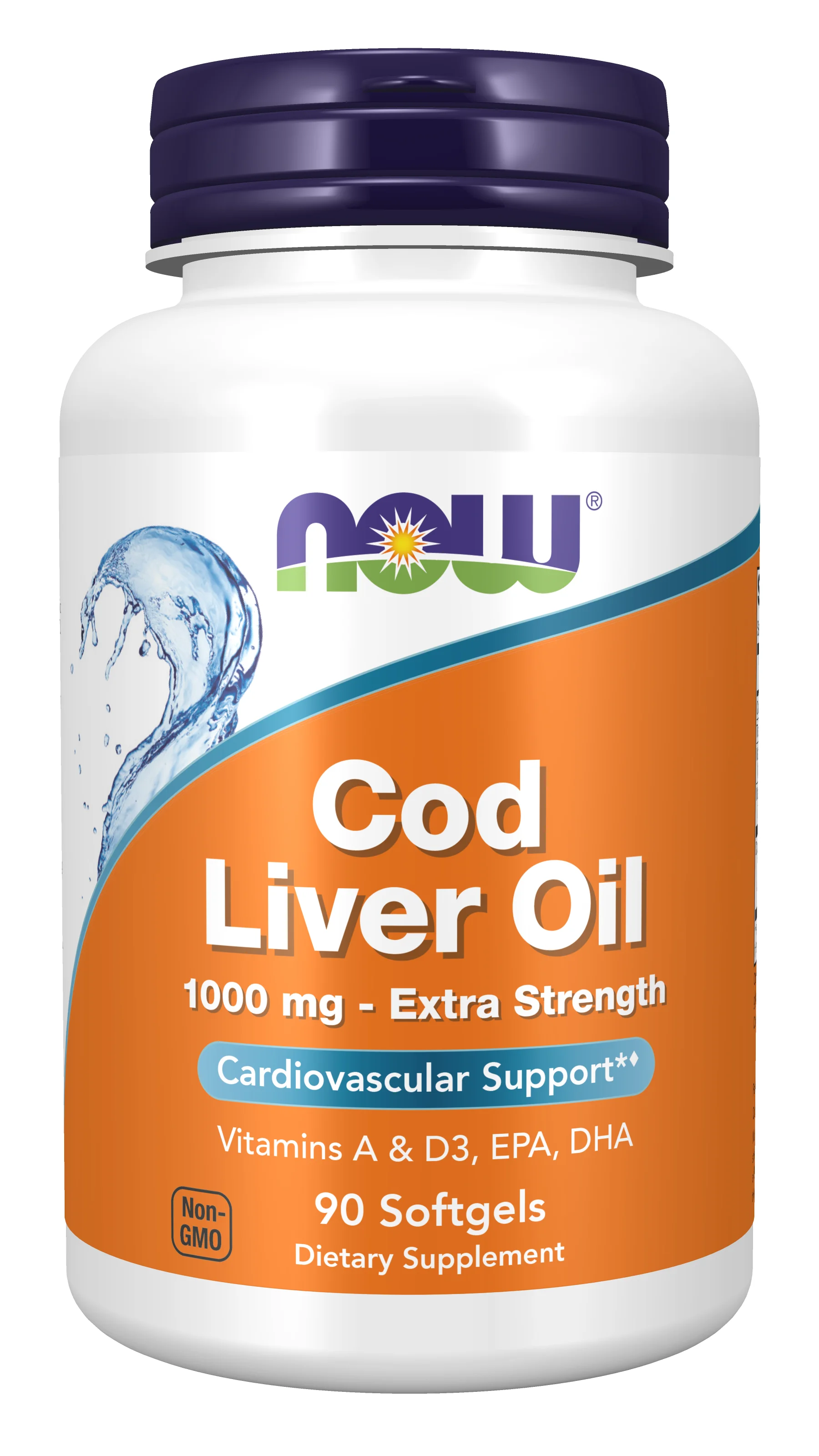 NOW Foods Cod Liver Oil - 1000mg Extra Strength