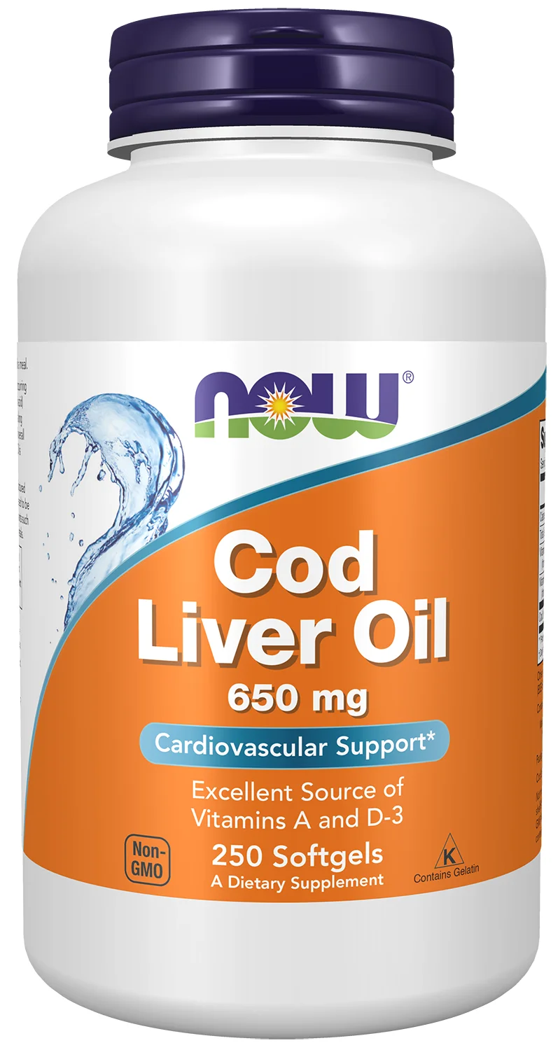 NOW Foods Cod Liver Oil - 650mg