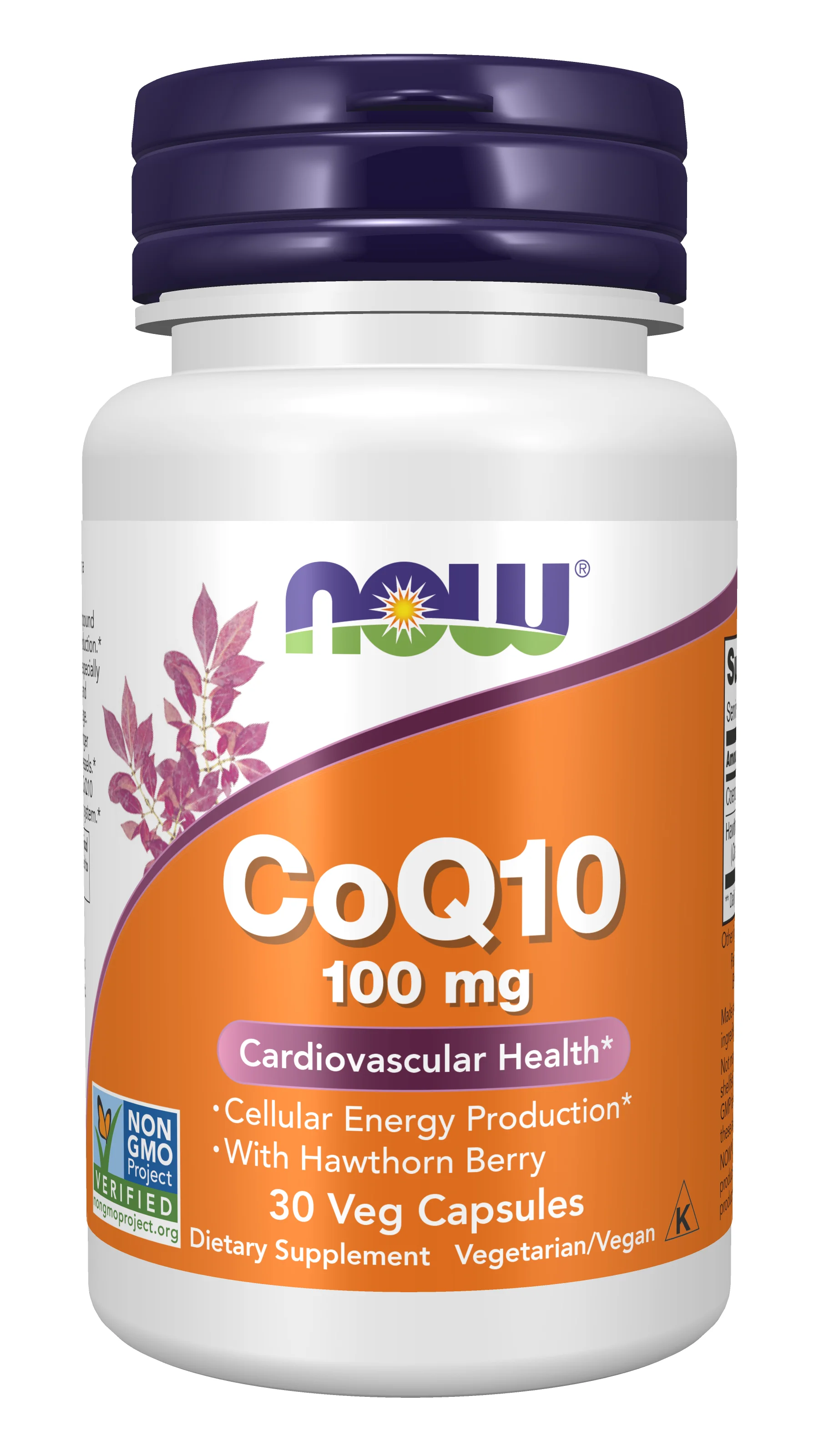 NOW Foods CoQ10 with Hawthorn Berry - 100mg