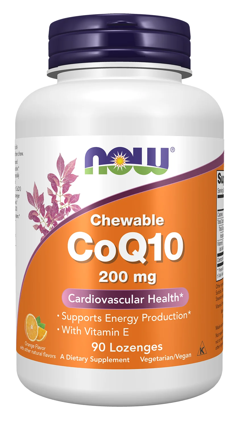 NOW Foods CoQ10 with Lecithin & Vitamin E - 200mg (Chewable)