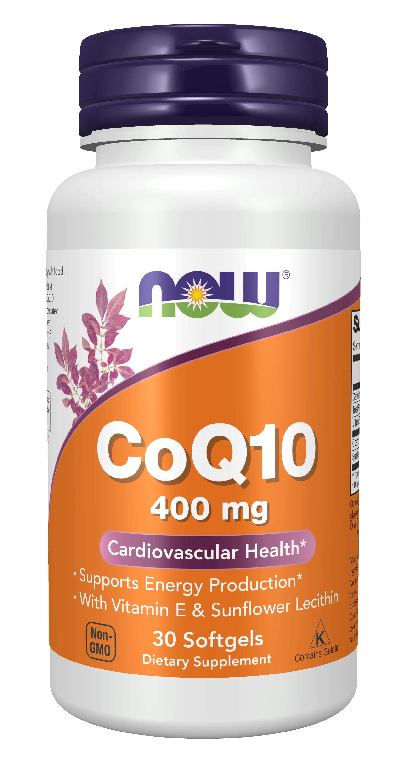 NOW Foods CoQ10 with Lecithin & Vitamin E - 400mg