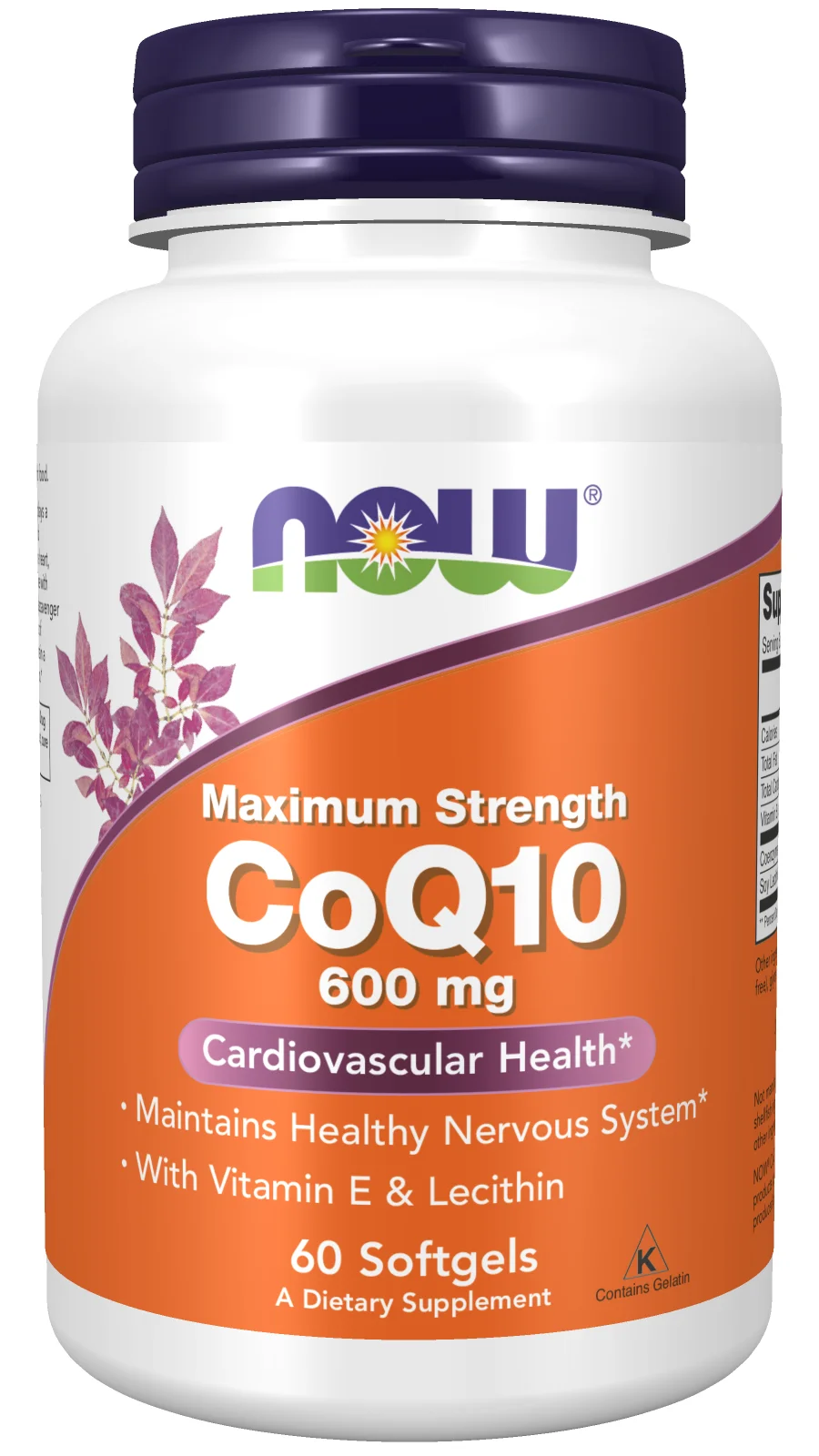 NOW Foods CoQ10 with Lecithin & Vitamin E - 600mg