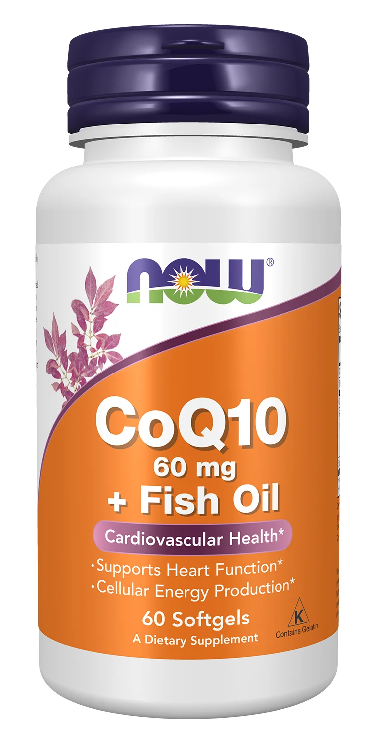 NOW Foods CoQ10 with Omega-3 - 60mg