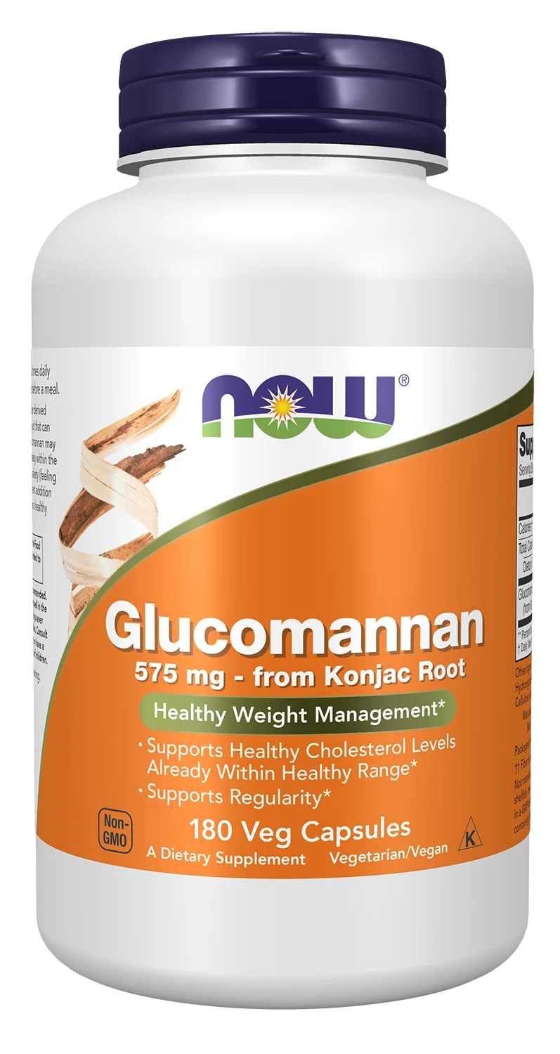 NOW Foods Glucomannan from Konjac Root - 575mg