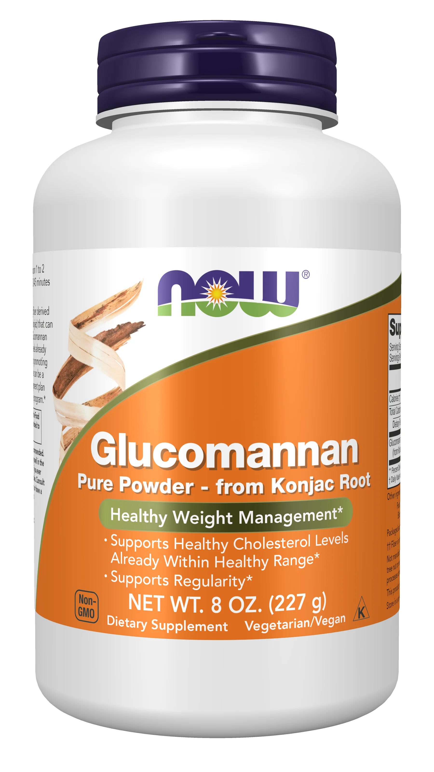 NOW Foods Glucomannan from Konjac Root - Pure Powder