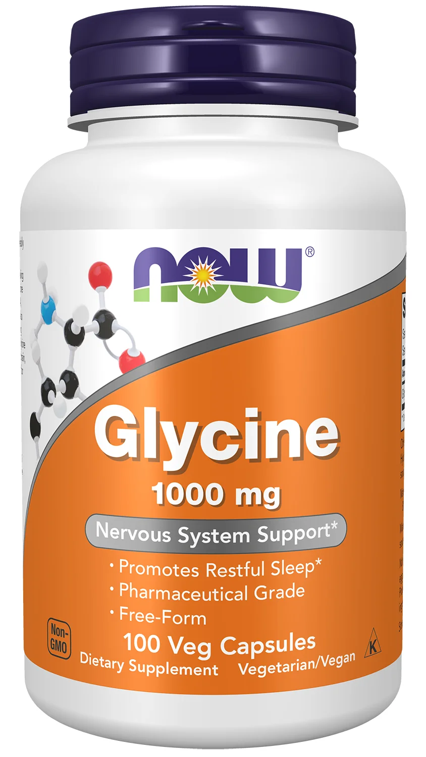 NOW Foods Glycine - 1000mg