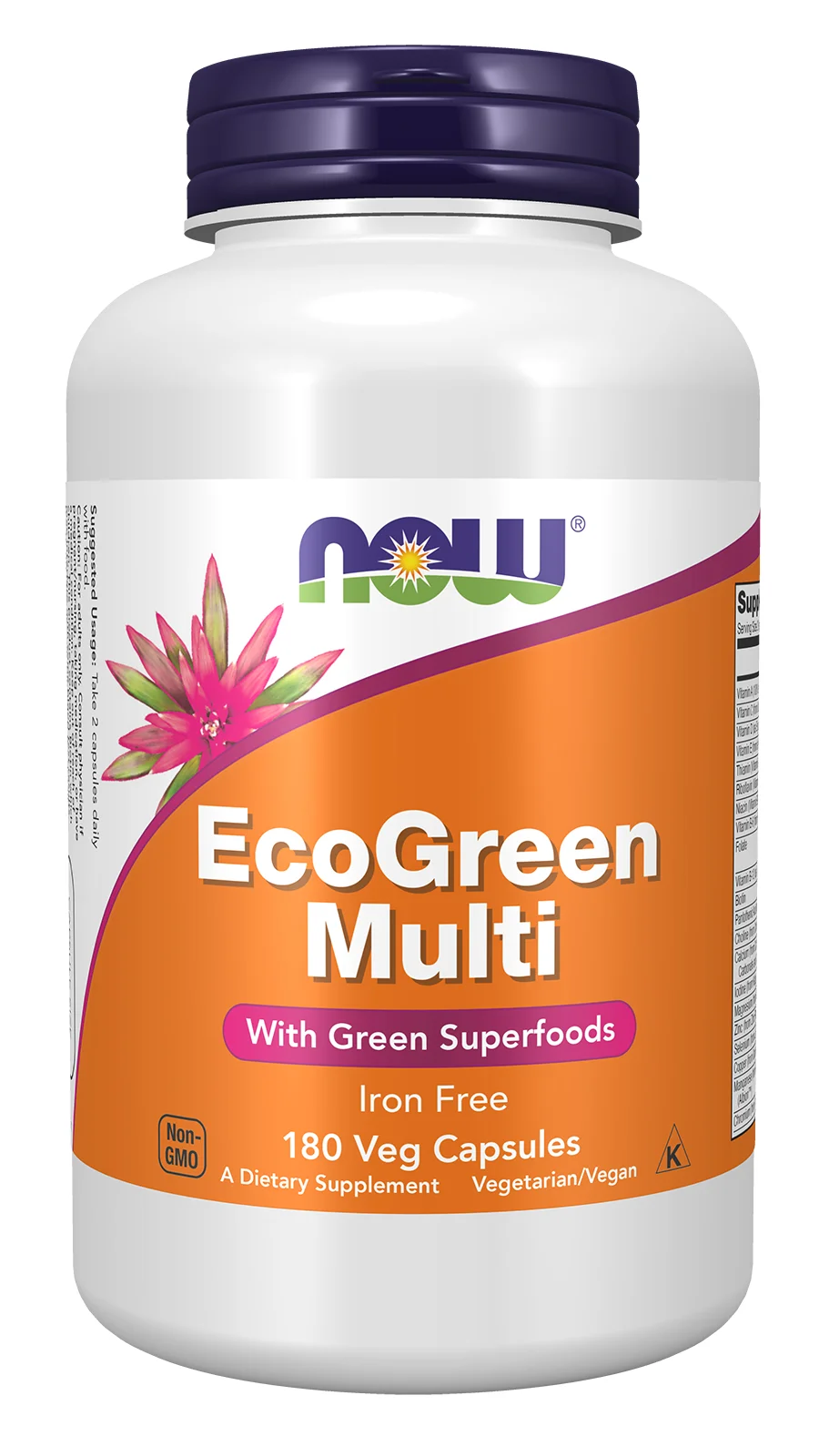 NOW Foods Green Multi, Iron Free