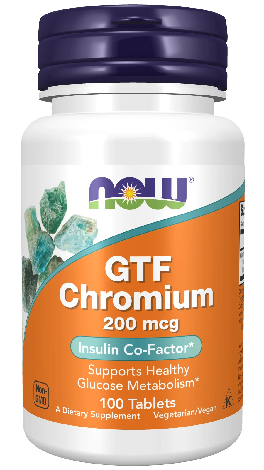 NOW Foods GTF Chromium - 200mcg