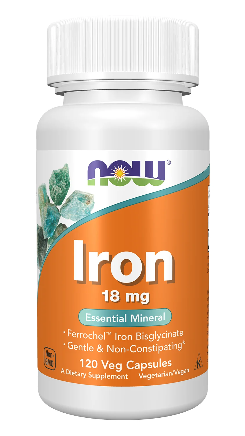 NOW Foods Iron, 18mg