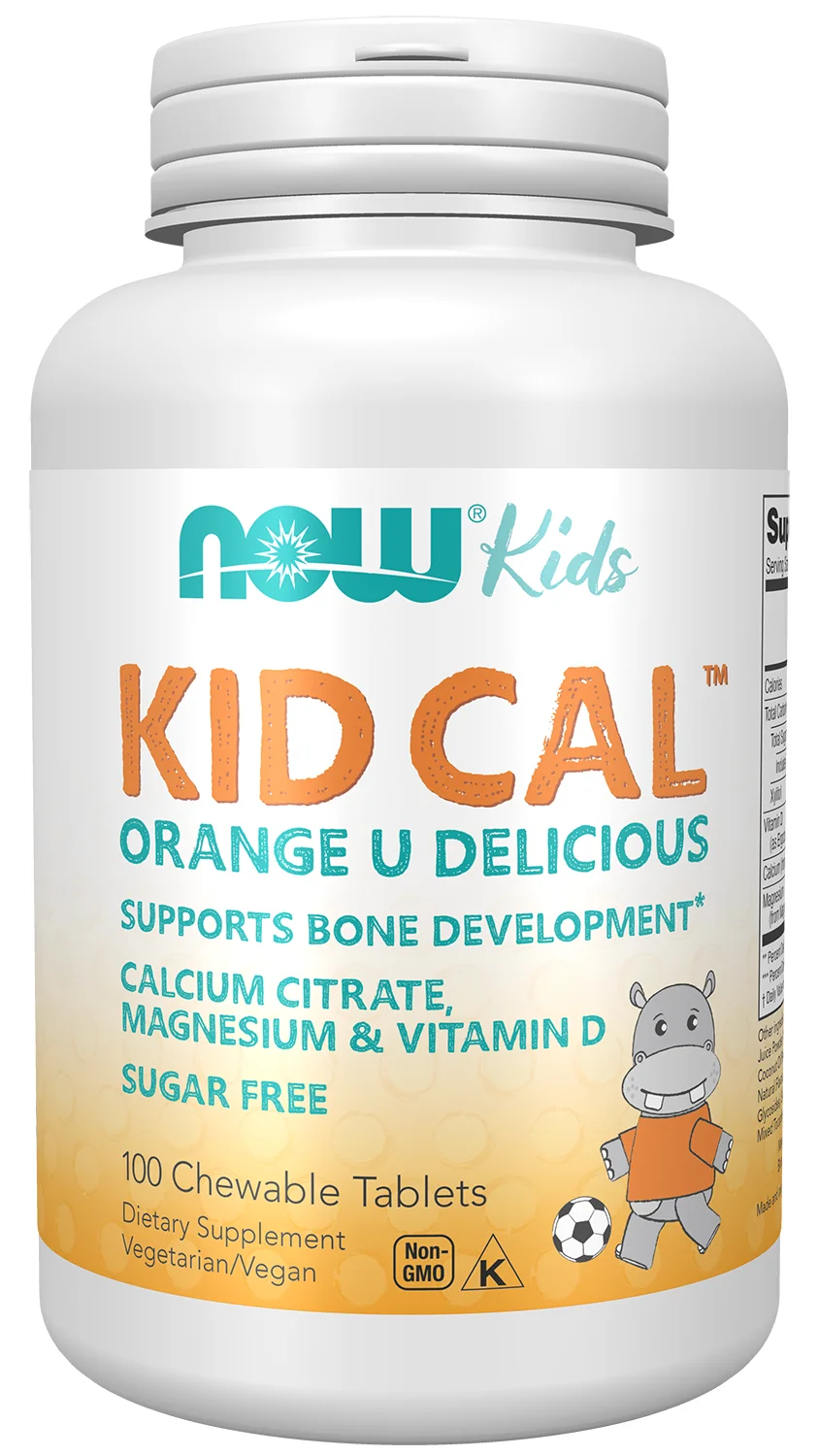 NOW Foods Kid Cal, Orange U Delicious