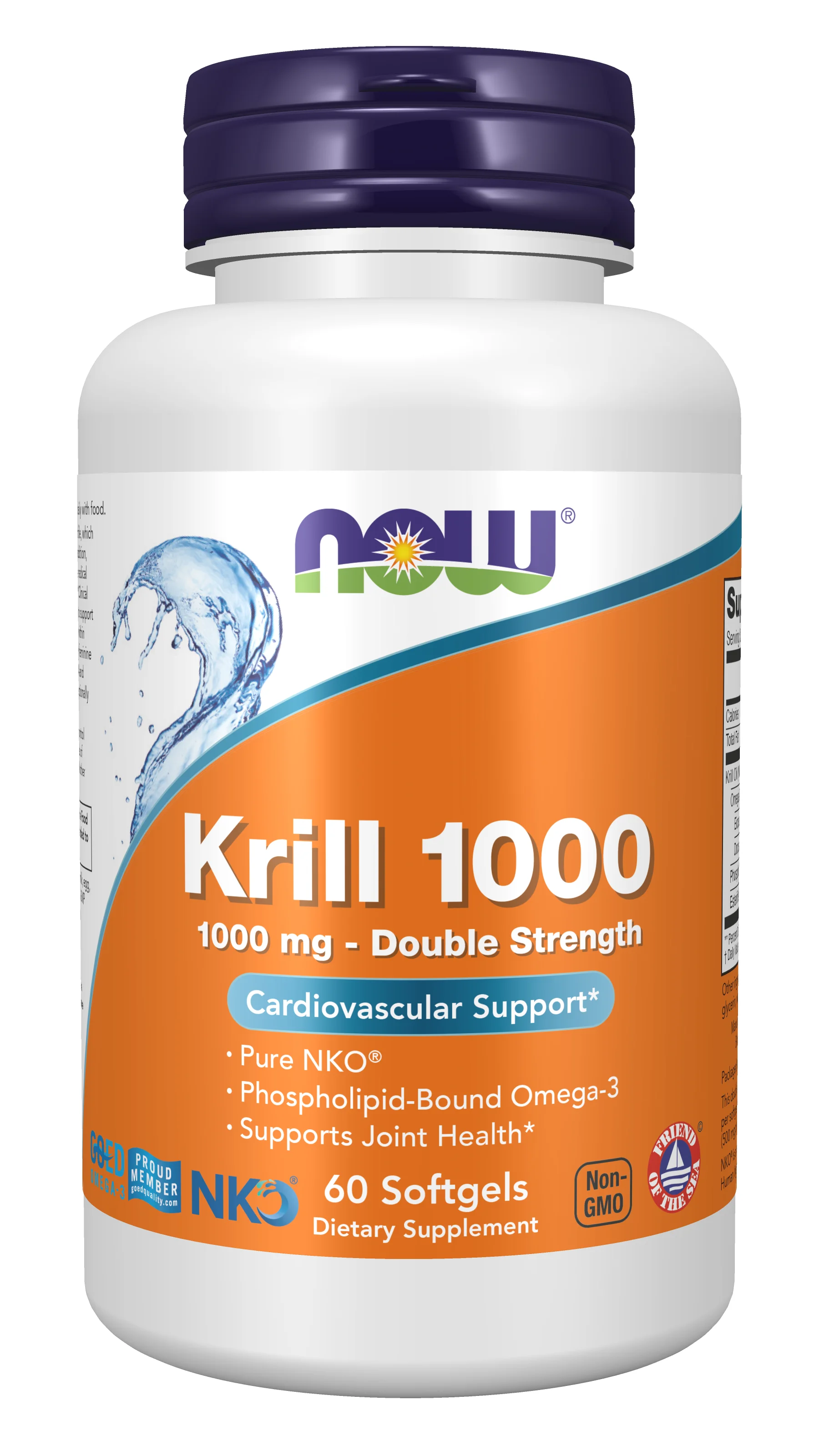 NOW Foods Krill Oil - 1000mg Double Strength